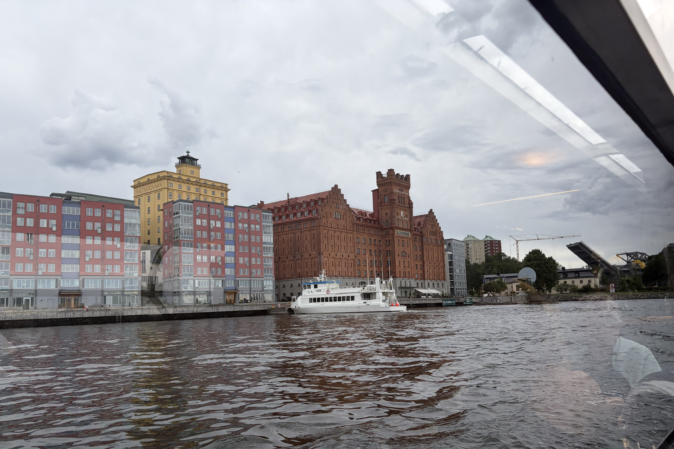 Boat trip in Sweden